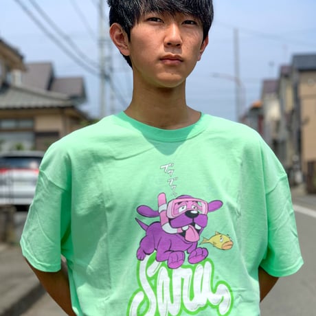 SWIMMING DAWG TEE [MINT]