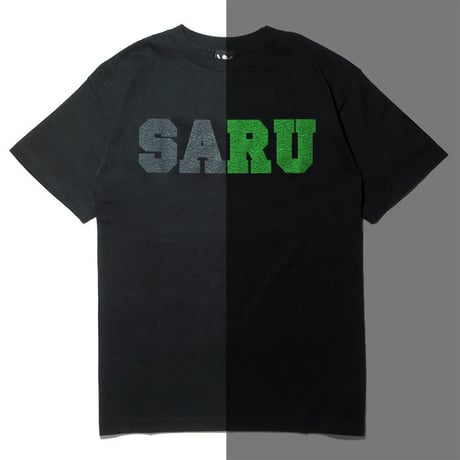 SARU Tee[BLACKxBLACK (蓄光)]