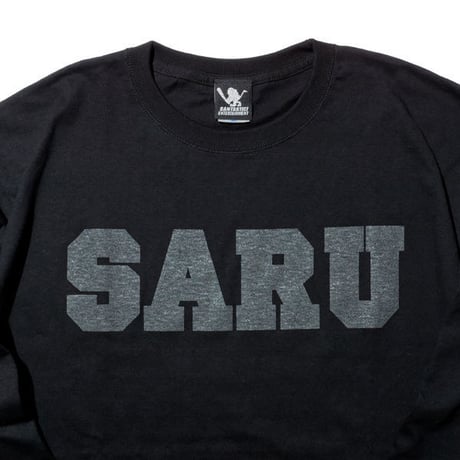 SARU Tee[BLACKxBLACK (蓄光)]
