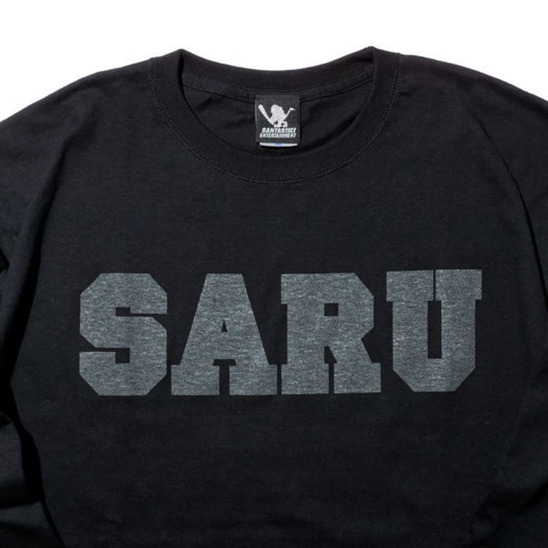 SARU Tee[BLACKxBLACK (蓄光)] | SANTASTIC! ONLINE