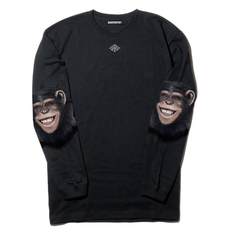Chimpanzee Sleeve L/S Tee | SANTASTIC! ONLINE S