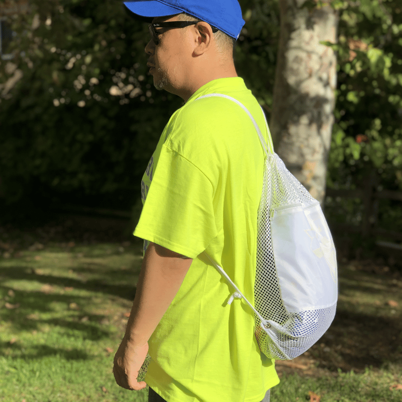 SARUメッシュリュック [WHITE] | SANTASTIC! ONLINE STORE