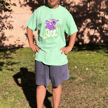 SWIMMING DAWG TEE [MINT]