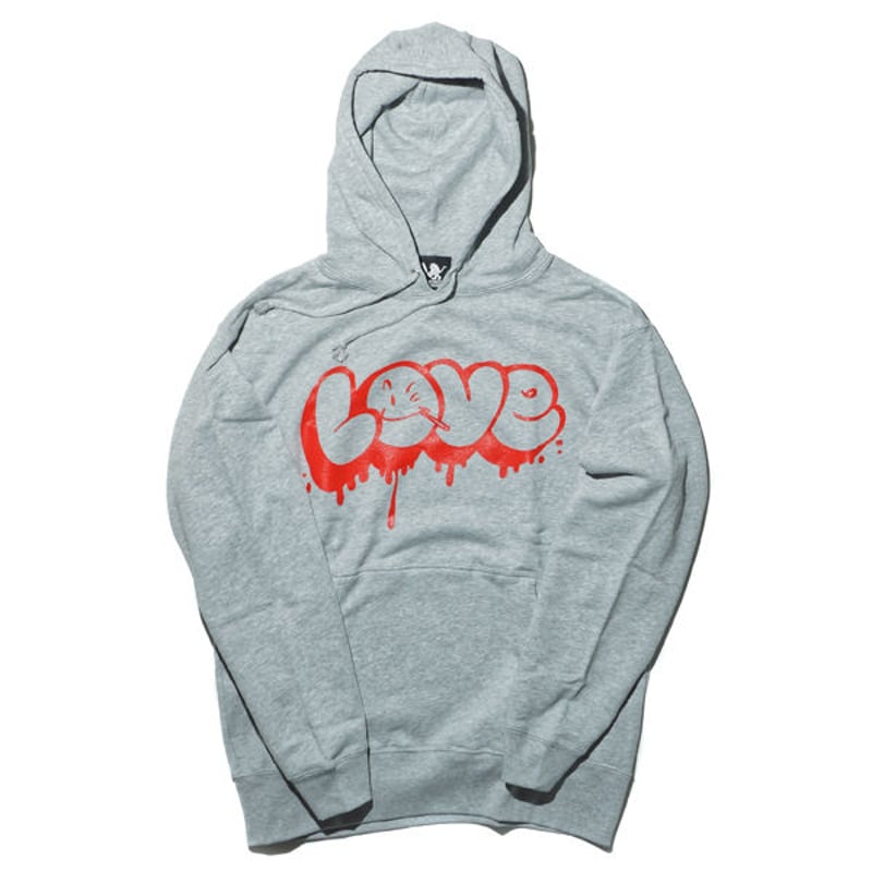 LOVE HOODIE [GRAY] | SANTASTIC! ONLINE STORE