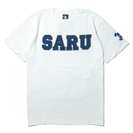 SARU Tee(袖ロゴ有りタイプ) [WHITE]