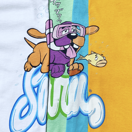 SWIMMING DAWG TEE [SKY BLUE]