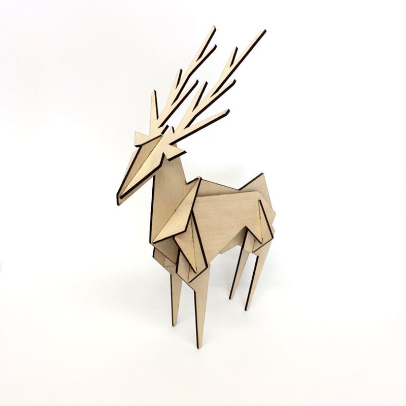 鹿のウッドクラフト（国産材） | KEIHOKU Style