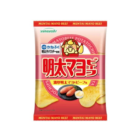 【袋販売】ポテトチップス 明太マヨビーフ