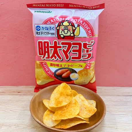 【ケース販売】ポテトチップス 明太マヨビーフ（１ケース：12袋入）