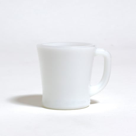 FIRE KING D HANDLE MUG / WHITE