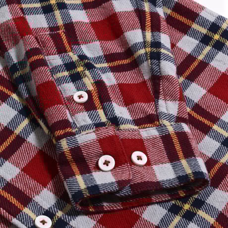 RVCA THATLL WORK FLANNEL SHIRTS / ROSE WOOD(REW)