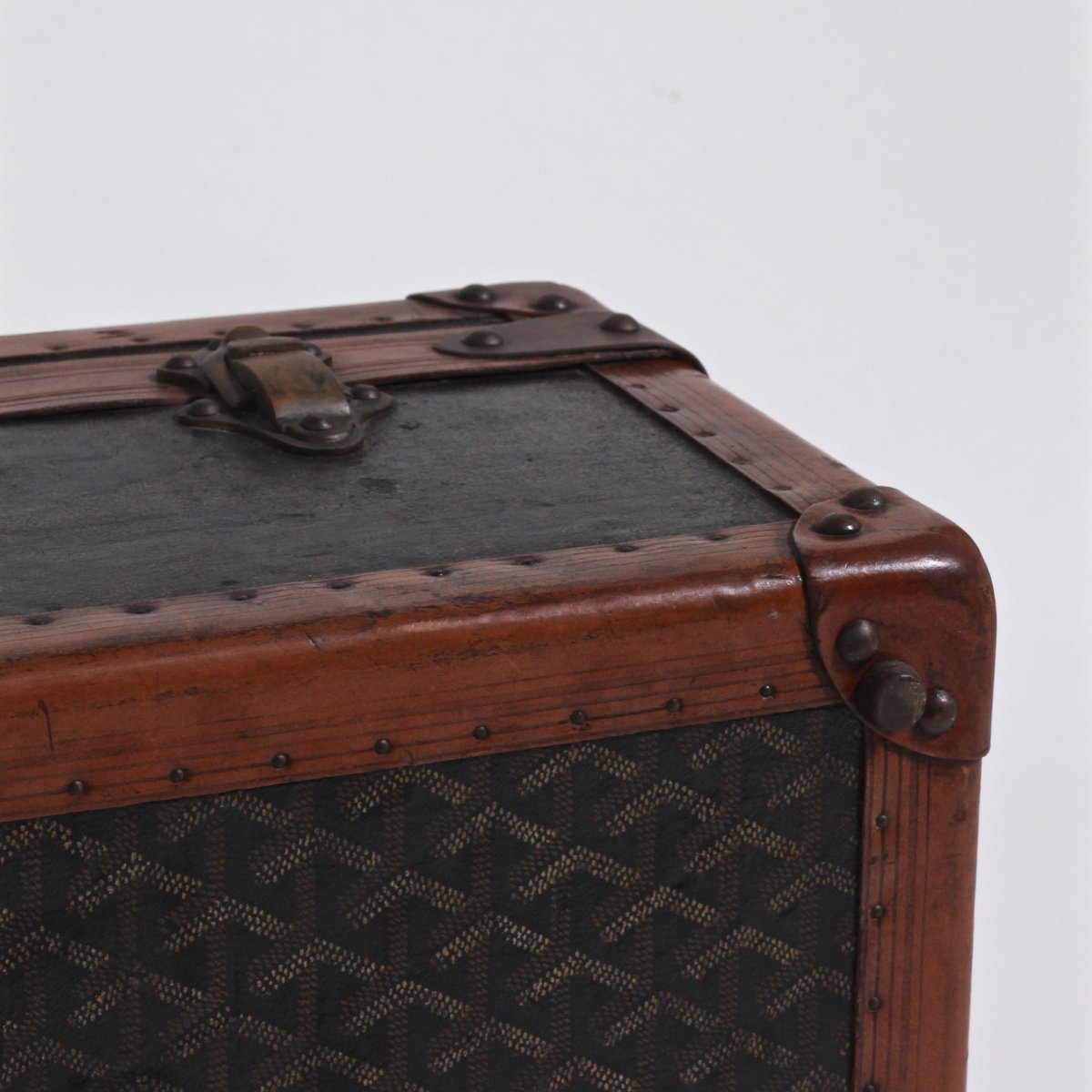 ヴィンテージ アンティーク ゴヤールトランク 約100cm なけれ 