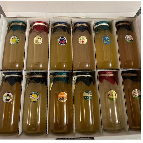 【12本入/10種類】りんごジュース 180ml