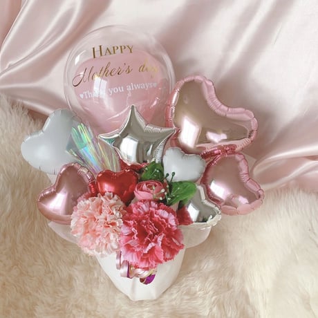 ♡数量限定♡Happy Mother’s day♡２色から選べる♪バルーンギフト