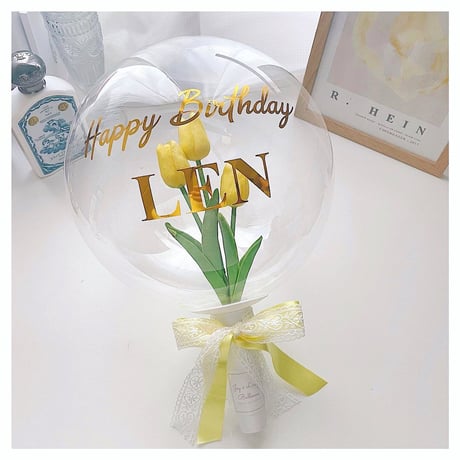 Bubble bouquet balloon   𓂃 TULIP arrangement 𓂃