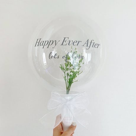 Bubble bouquet balloon   𓂃  Baby’s breath arrangement 𓂃