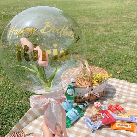 Bubble bouquet balloon   𓂃 TULIP arrangement 𓂃