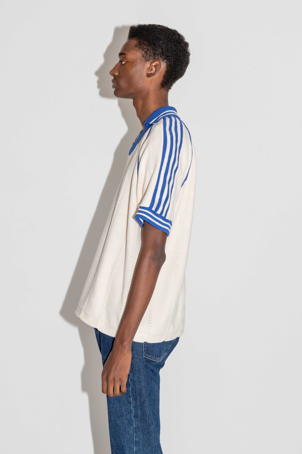 Knitting Game Shirt (IVORY WHITE) | 1to3for -