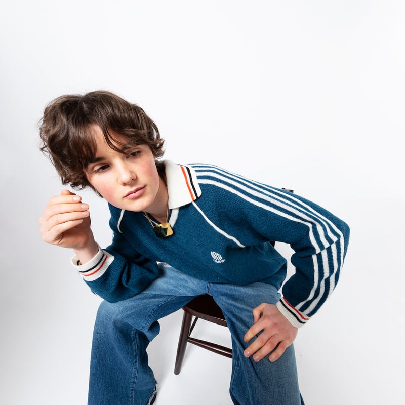 KNITTING CLASSIC SOCCER JERSEY (NAVY) | 1to3for