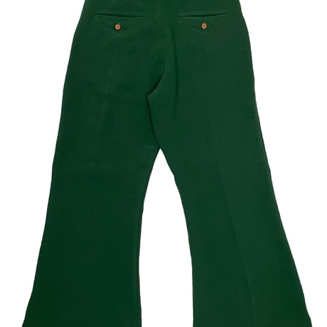 Crepe Georgette Bootcut Trousers  (IVY GREEN)