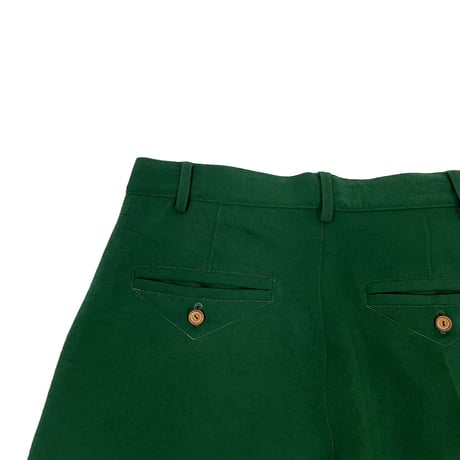 Crepe Georgette Bootcut Trousers  (IVY GREEN)