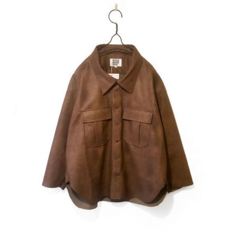 フェイクレザーシャツ | STORES 