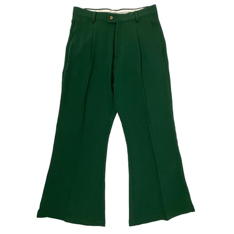 Crepe Georgette Bootcut Trousers  (IVY GREEN)