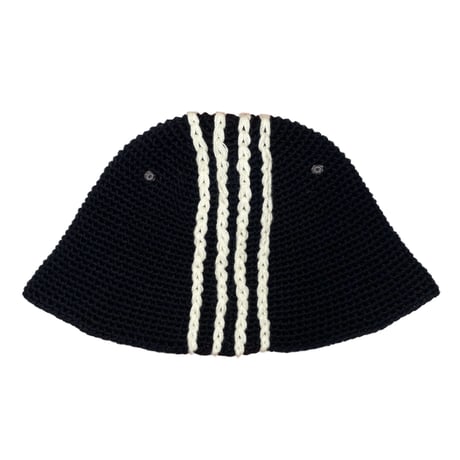 RICE NINE TEN Hand Knitting 4 Lines Hat 帽子 - 帽子