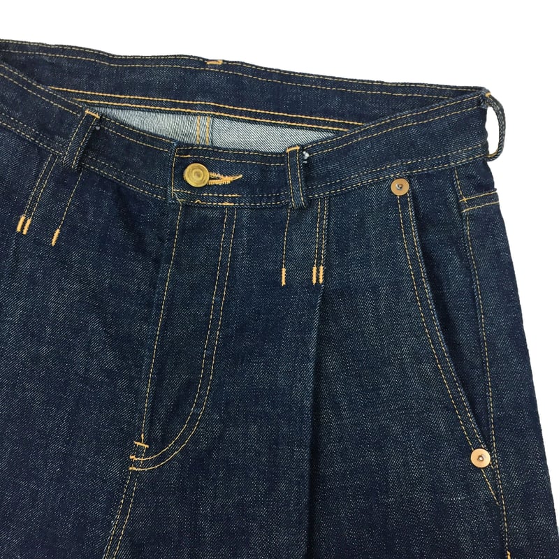 RED SELVAGE TUCK JEANS | 1to3for -RICE NINE T