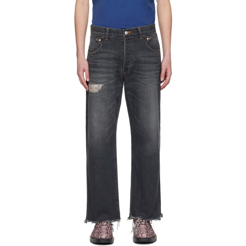 LOVELY JEANS (BLACK) | 1to3for -RICE NINE TEN
