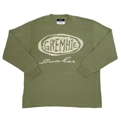 Surf Graffiti Knit (MOSS GREEN)