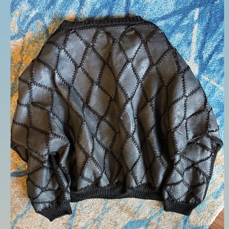 woven leather sweat