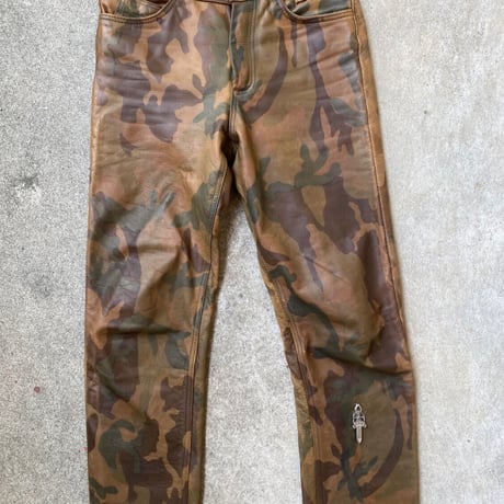 camo leather p/t