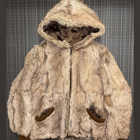 fur hoodie