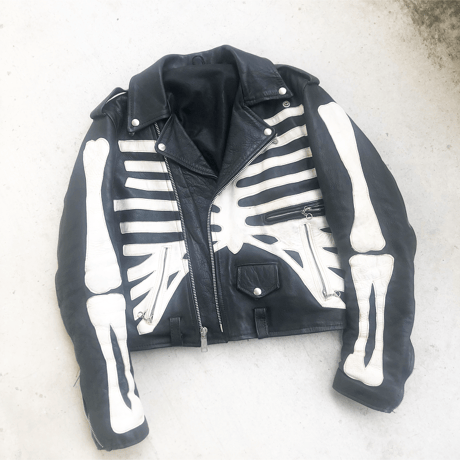" float like a butterfly "   leather jacket