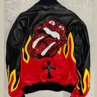 "D" leather jacket