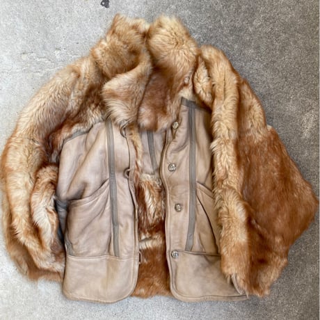 fur leather jacket