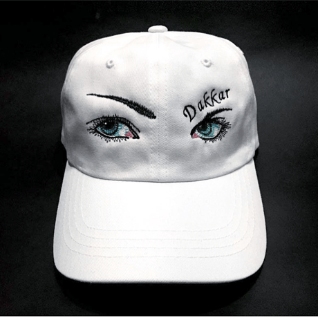 【DAKKAR SHADY EYES ON A SATIN STRAP BACK HAT 】