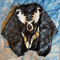 woven leather sweat