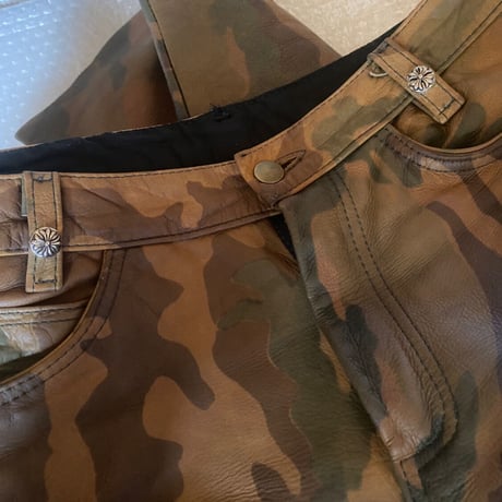 camo leather p/t