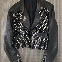 drip riders leather jacket