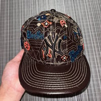 newyork leather cap