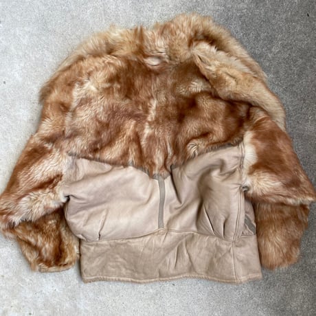 fur leather jacket