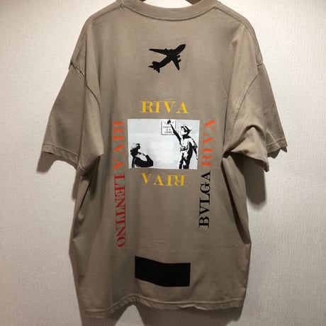RIVALA graphic limited edition  tee 【brw/yel 】