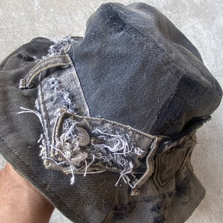 hard denim hat
