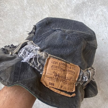 hard denim hat