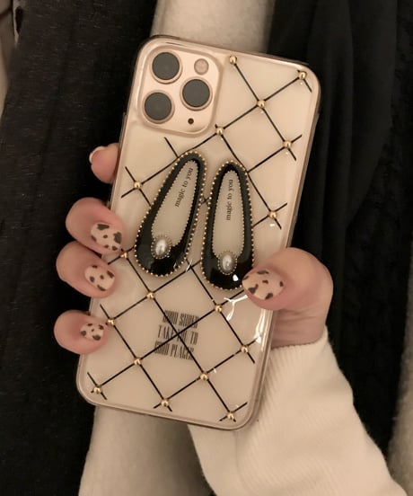 ballet shoes iPhone case (BLACK)