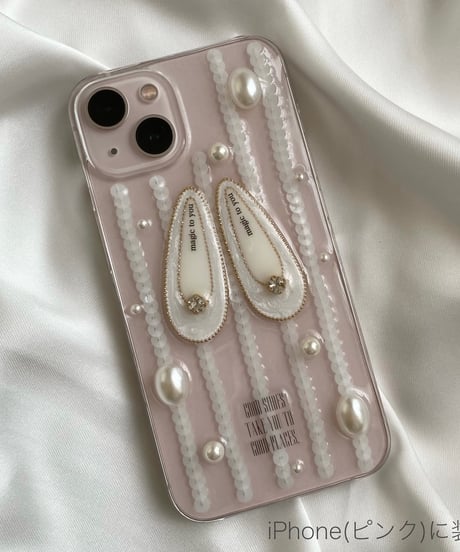 ballet shoes iPhone case (CLEAR  PEARL)