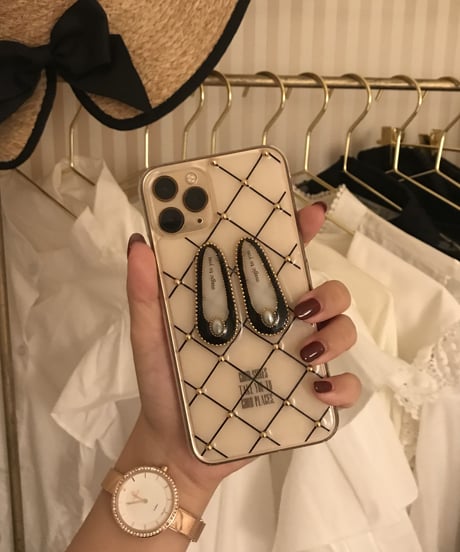 ballet shoes iPhone case (BLACK)