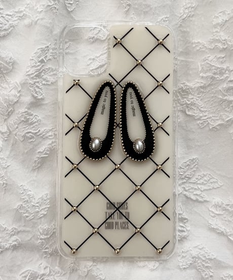ballet shoes iPhone case (BLACK)